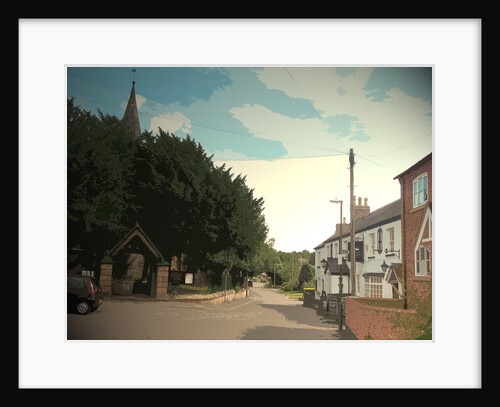 Village Scene in Ockbrook by Sarah Smith