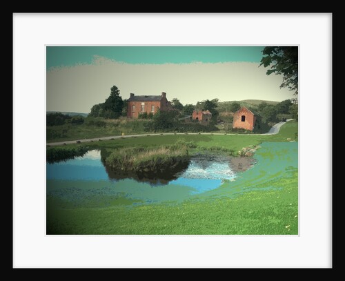 Pond and Derelict Dwelling on the by Sarah Smith