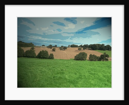Farmland near Osmaston by Sarah Smith