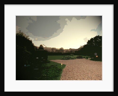Sunset at Shottle Hall by Sarah Smith