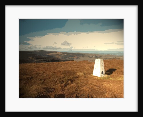 Triangulation Pillar on Burbage Edge by Sarah Smith