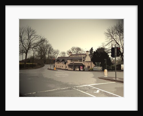 Crossroads and Pub near Smalley by Sarah Smith