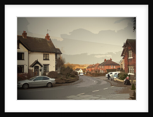 Village Scene in West Hallam by Sarah Smith