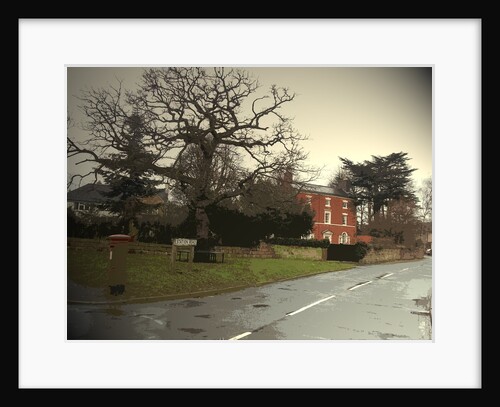Station Road in Little Eaton by Sarah Smith
