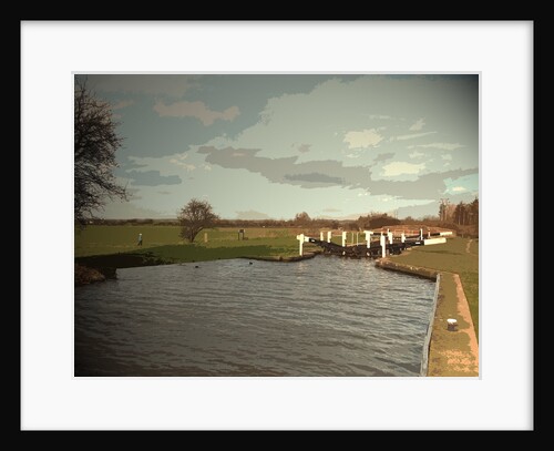 Aston Lock on the Trent and Mersey Canal by Sarah Smith
