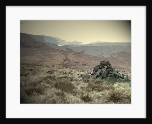 Cairn near Westend Moss by Sarah Smith