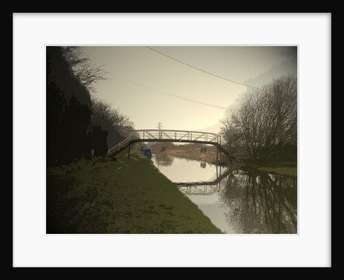 Footbridge over the Trent and Mersey by Sarah Smith