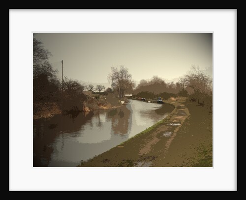 The Trent and Mersey Canal at Willington by Sarah Smith