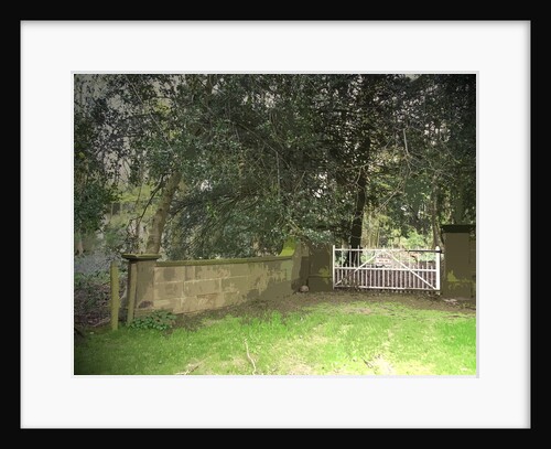Entrance Gates to Ruined Hall by Sarah Smith