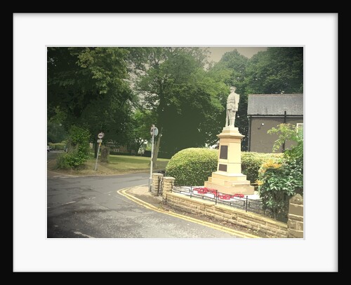 War Memorial and Village Green in Dore by Sarah Smith