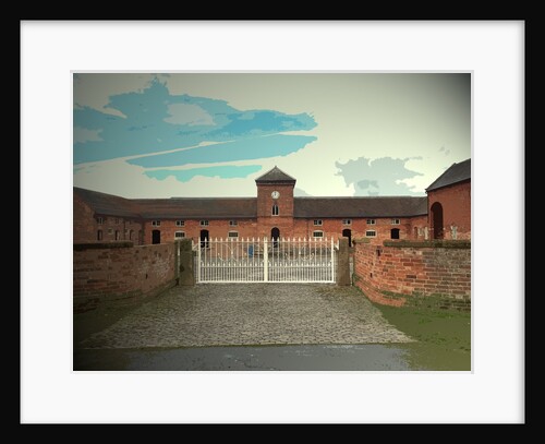 Courtyard and Clock Tower at Sapperton by Sarah Smith
