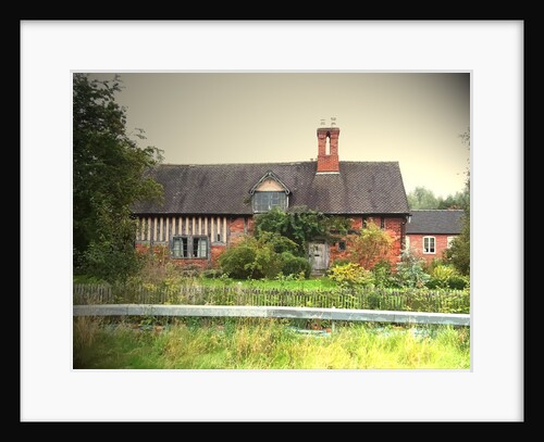 Timber-framed Cottage on Flackets Lane. Situated close to the A50 Road by Irene Johnson