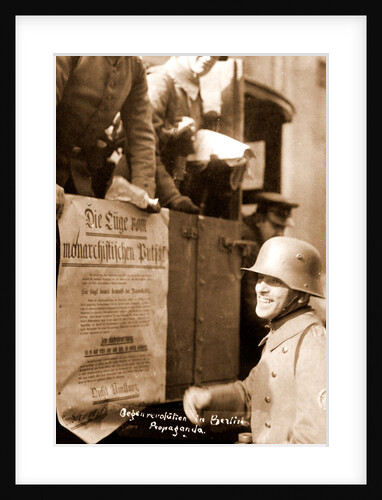 Anti-Revolution Propaganda, Berlin Germany 1920 by Anonymous