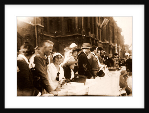 IInd Congress of the IIIrd International. The tribune on Uritsky Square, Saint Petersburg, Petrograd Russia 17th July 1920 by Anonymous