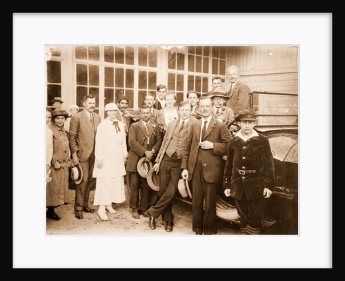 Group of delegates to the IIIrd International at Pavlovsk Palace, Petrograd, Saint Petersburg, July 1920 by Anonymous