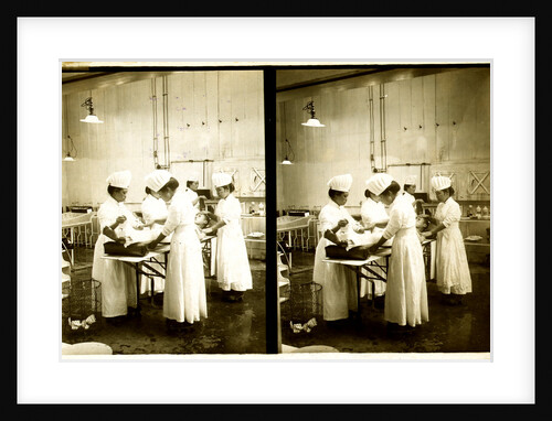 Japanese nurses attending to a patient in an operating room by Anonymous