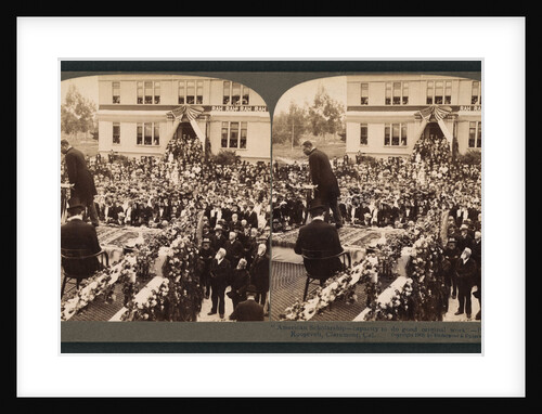 American scholarship - capacity to do good original work - President Roosevelt at Claremont, Cal by Anonymous