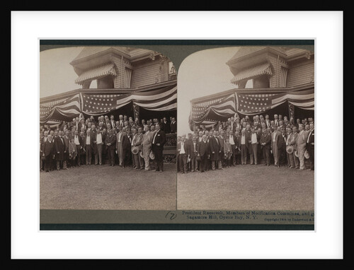President Roosevelt, members of Notification Committee, and guests, Sagamore Hill, Oyster Bay, N.Y by Anonymous