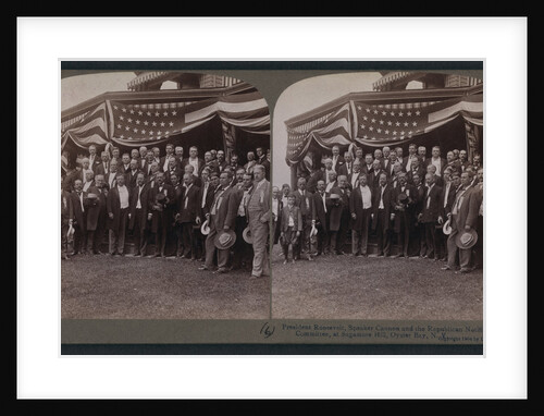 President Roosevelt, members of Notification Committee and guests, Sagamore Hill, Oyster Bay, N.Y by Anonymous
