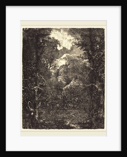 The Towns Behind the Marsh, probably 1868 by Rodolphe Bresdin