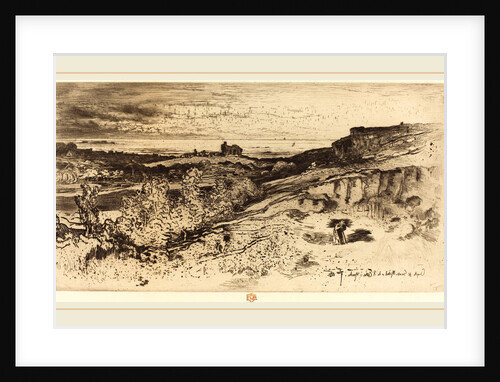 La Chapelle Saint-Michel à l'Estre by Félix-Hilaire Buhot