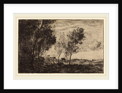 In the Dunes: Souvenir of The Hague (Dans les dunes: Souvenir du bois de La Haye), 1869 by Jean-Baptiste-Camille Corot