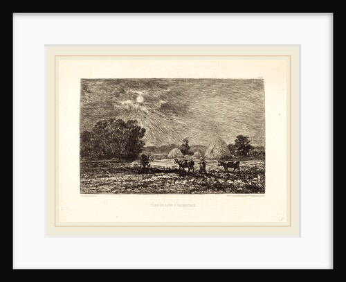 Clair de lune à Valmondois (Moonlight at Valmondois) by Charles-François Daubigny