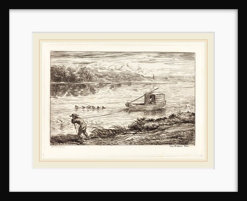 Cabin Boy Pulling the Rope (Le Mousse tirant le cordeau), 1862 by Charles-François Daubigny