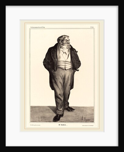 Baillot, 1833 by Honoré Daumier