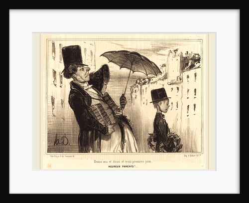 Douze ans et demi et trois premiers prix, 1839 by Honoré Daumier