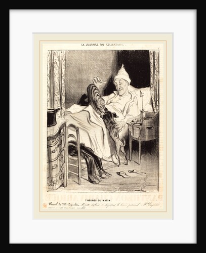 7 heures du matin, 1839 by Honoré Daumier