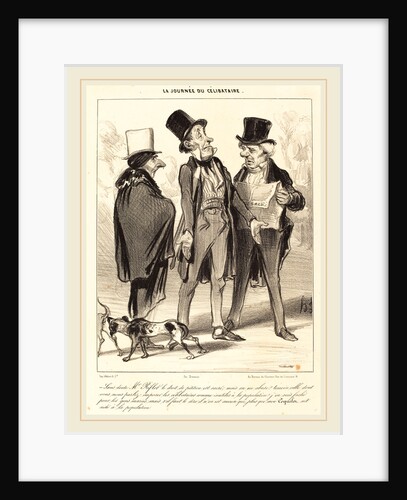 Sans doute M. Riflot le droit, 1839 by Honoré Daumier
