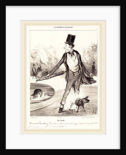 Une heure, 1839 by Honoré Daumier