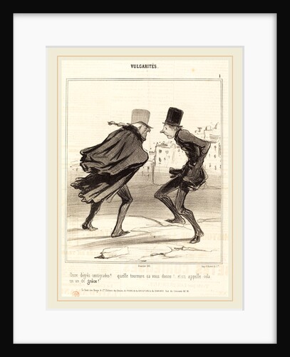 Onze degrés centigrades!, 1841 by Honoré Daumier