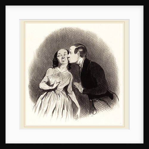 Le Jour de l'an, 1844 by Honoré Daumier