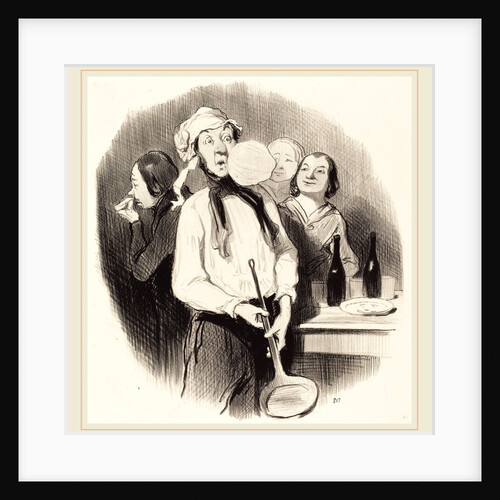Les Crêpes, 1845 by Honoré Daumier