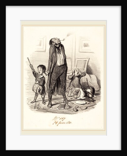 Poète classique composant une églogue, 1840 by Honoré Daumier