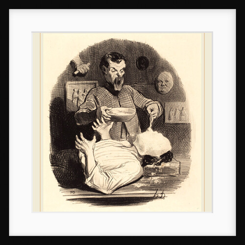 Un Monsieur qui veut se donner la satisfaction, 1846 by Honoré Daumier