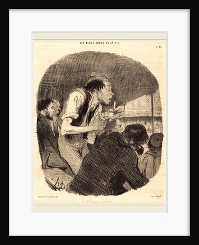 A la porte Saint-Martin, 1846 by Honoré Daumier