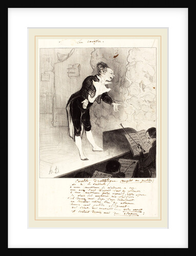 Carotte dramatique, 1844 by Honoré Daumier
