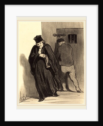 Il parait que mon gaillard est un grand scélérat, 1848 by Honoré Daumier
