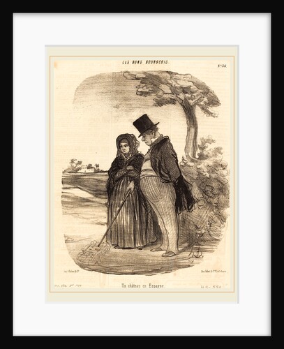 Un Chateau en Espagne, 1847 by Honoré Daumier