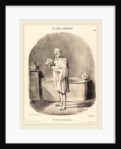 Un Jour de grande toilette, 1847 by Honoré Daumier