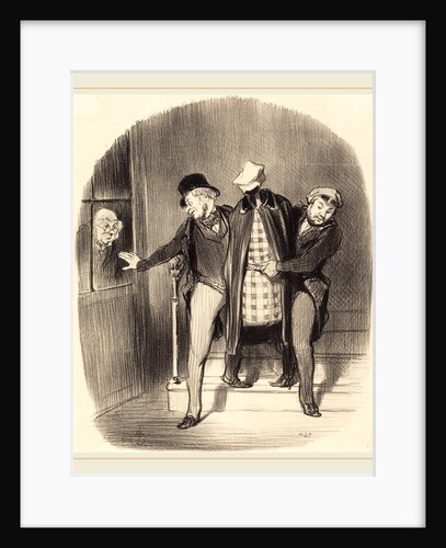Un Déménagement furtif, 1847 by Honoré Daumier