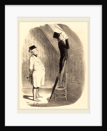 Oh! quant a la vue, vous ne trouverez pas mieux qu'ici!, 1847 by Honoré Daumier