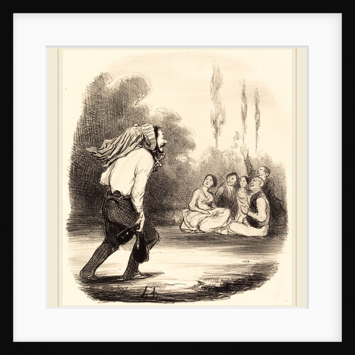 Le Plus farceur de la société, 1847 by Honoré Daumier