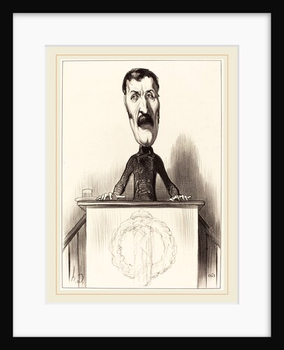 Jules Bastide, 1849 by Honoré Daumier