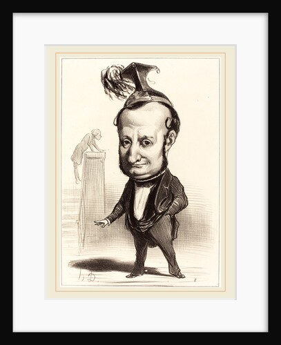 L.F. Raymond Wolowski, 1849 by Honoré Daumier