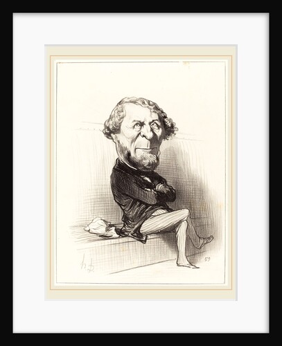 Marie Denis Larabit, 1849 by Honoré Daumier