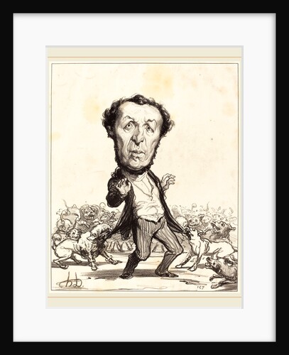 Ovide Remilly, 1850 by Honoré Daumier